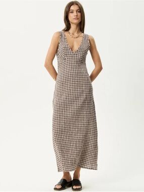 AFENDS seersucker maxi dress